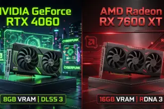 RTX 4060 vs. RX 7600 XT Comparison