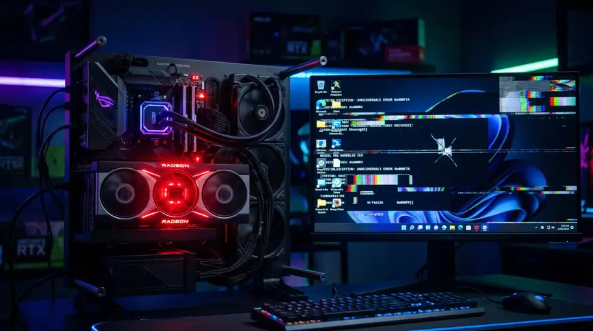 Windows 11 25H2 Update Crash AMD Radeon Graphics and Black Screen Error